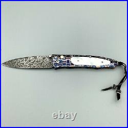 William Henry B30 GenTac North Sea Damascus Pocket Knife 2008 LTD 15/20 NIB