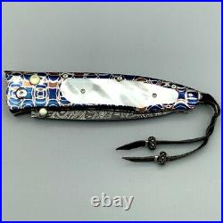 William Henry B30 GenTac North Sea Damascus Pocket Knife 2008 LTD 15/20 NIB