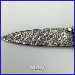 William Henry B30 GenTac North Sea Damascus Pocket Knife 2008 LTD 15/20 NIB