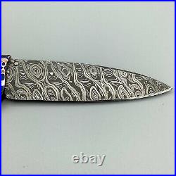 William Henry B30 GenTac North Sea Damascus Pocket Knife 2008 LTD 15/20 NIB