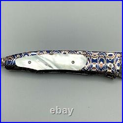 William Henry B30 GenTac North Sea Damascus Pocket Knife 2008 LTD 15/20 NIB