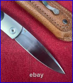William Henry B5 Monarch Button Lock With ClipCase Sheath