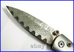 William Henry Copper Damascus B04 Pikatti Limited Ed 213/250 Knife Box & Papers