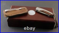 William Henry Copper Damascus Pikatti Folding Knife