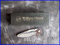 William Henry Custom-Made Folding Pocket Knife in Box