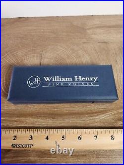 William Henry Fine Knives H300 D Legacy Raindrop Damascus Steel ZDP-189 Core NEW