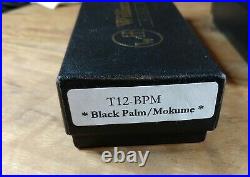 William Henry Fine Knives T12-BPM Spearpoint- Mokume & Black Palm
