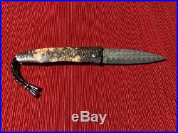 William Henry Gentac Copper Bay Folding Knife- 7 inches long with 3 inch blade