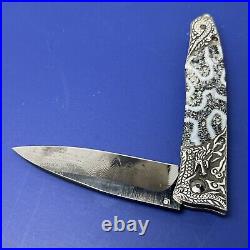 William Henry Gentac Hydra Pocket Knife Edition Of 100 Pieces B30 HYDRA Damascus