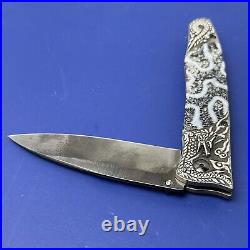 William Henry Gentac Hydra Pocket Knife Edition Of 100 Pieces B30 HYDRA Damascus