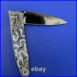 William Henry Gentac Hydra Pocket Knife Edition Of 100 Pieces B30 HYDRA Damascus