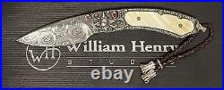 William Henry Knife 2010 ONE OF A KIND Gold Lip Pearl Typhoon by Devin Thomas