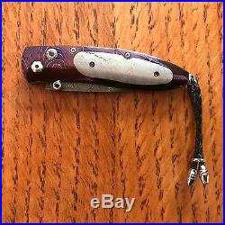 William Henry Knife B05 GALACTICA EXTREMELY RARE METERORITE SCALE Retail $2500