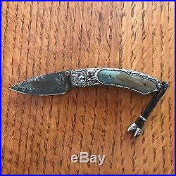William Henry Knife B09 061514 CARVED STERLING BEAUTIFUL SCALE Retail $1550