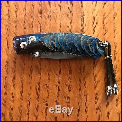 William Henry Knife B09 BLUE MOUNTAIN BEAUTIFUL BLUE Retail $1025