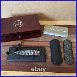 William Henry Knife B10 Lancer Mammoth Tooth Wave Mokume Wave Damascus 34/50