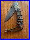 William Henry Knife B12 Ducks II Hand Engraved 24k Gold Fossil Retail $6300
