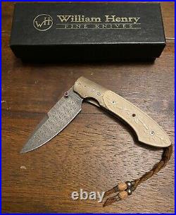 William Henry Knife Limited Edition T12-AG Spearpoint #12 Of 50