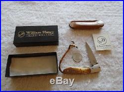 William Henry Knife Mammoth Fossil T10-AG4 WHT10-MB AG Russell Exclusive in Box