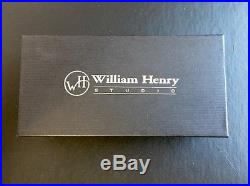 William Henry Knife Special Edition LANCET B10 MBH Ruby Demascus Steel NEW P