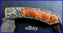 William Henry Knife Special Edition SILVERWOOD B09 Sterling Silver & Pearl NEW P