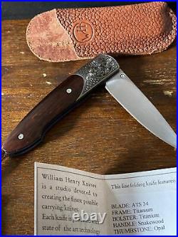 William Henry Knife Special Production T10-S Ironwood