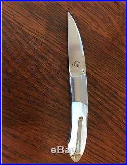 William Henry Knife, Spire K22-P Wharncliffe, Mother of Pearl scales