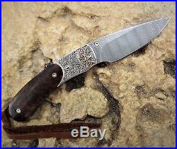 William Henry Knife T09 Waterfall Limited Edition 8/25 Sterling Silver and Gold