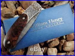 William Henry Knife T09 Waterfall Limited Edition 8/25 Sterling Silver and Gold
