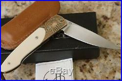 William Henry Knife T10 twist Mokume Mammoth 28/100 Limited Edition AG Russell