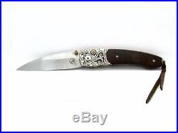William Henry Knife with Yellow Stones with Sheath $. 01 10-Day Auction N. R
