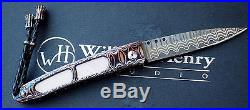 William Henry Knives B06 Provence Damascus number 3 of 25 Ser106-0363 Circa 2010