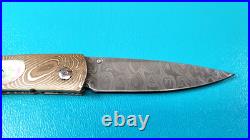 William Henry Model B10-MBH Mokume Gane Black Lip Pearl Folding Knife TR575