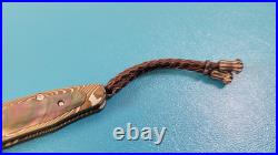 William Henry Model B10-MBH Mokume Gane Black Lip Pearl Folding Knife TR575