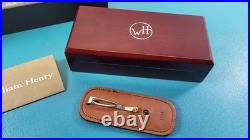 William Henry Model B10-MBH Mokume Gane Black Lip Pearl Folding Knife TR575