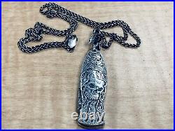 William Henry Morpheus Sterling Silver Pendant Knife. 22 WH. 925 Necklace