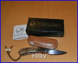 William Henry Pocket Knife with Liner Lock Blade154 CM Titanium Frameb