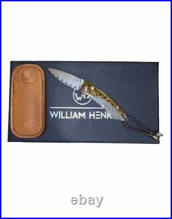 William Henry Steel Pocket Knife Limited Edition 334/500 Pikatti B04 WMMC New