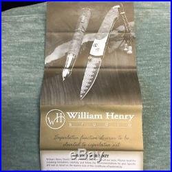 William Henry Studio Collector Set 1 Lancet Knife Money Clip Cabernt Pen LE #14