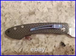 William Henry Studio T12-CF Carbon Fiber Knife