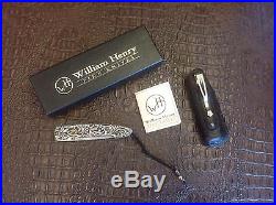 William Henry T10 Limited Edition 99/100 Gold Nugget Folding Pocket Knife