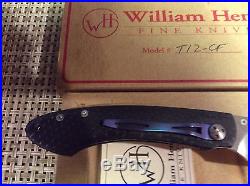 William Henry T12-CF Knife NOS VINTAGE FEATHER WEIGHT LUXURY, TOUGH AS NAILS
