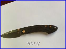 William Henry T12bt Carbon Fiber 24k Gold Coated Stainless Steel Fittings