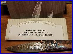 William Henry knife, Lancet B10 Lahania, serial number 910-1146, 21of 25