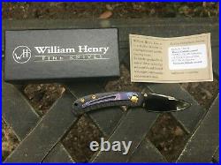 William Henry pocketknife T09BT Titanium frame, CF handle new in box