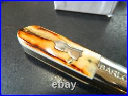 Winchester 3 1/4 Genuine Stag Handle Barlow Hour Glass Shield Pocket Knife