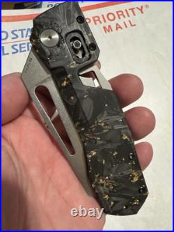 Winterblade Factor 8ight Copper Carbon Fiber Knife MagnaCut Blade Folder