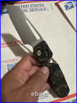 Winterblade Factor 8ight Copper Carbon Fiber Knife MagnaCut Blade Folder