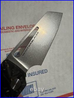 Winterblade Factor 8ight Copper Carbon Fiber Knife MagnaCut Blade Folder