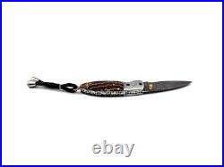 York Vivant, Custom Handmade Damascus Steel Folding Knife, Pocket Knife al-adb156